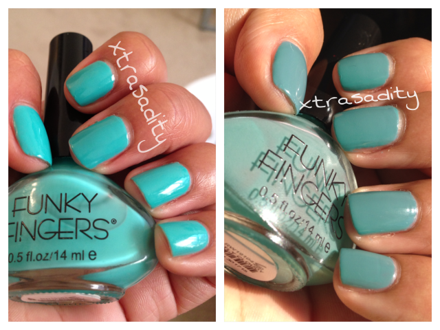 Funky Fingers Solar Nail Polish in Partly Cloudy
