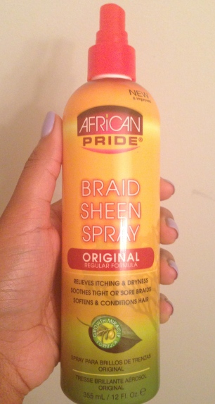 African Pride Braid Sheen Spray